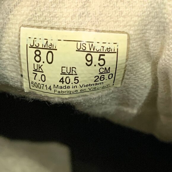 Vans Off The Wall Old School Flame Black Yellow Red US 8 Skateboard Shoes - Picture 10 of 11